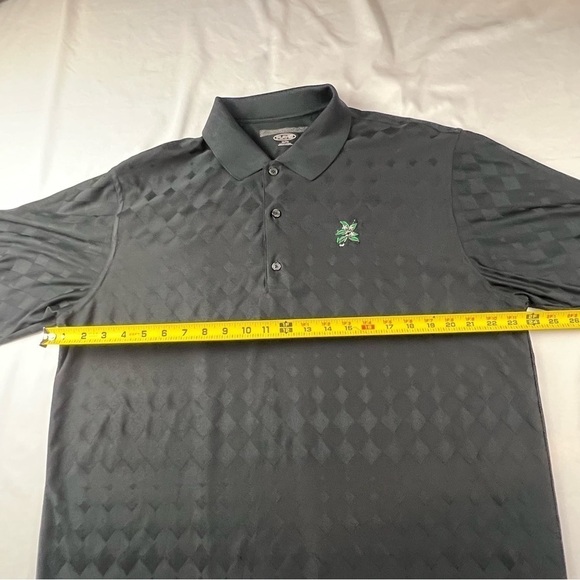(brand unknown) Playdry -XL -Men’s Golf Shirt -Polo - Black with Diamond Texture - Picture 12 of 14
